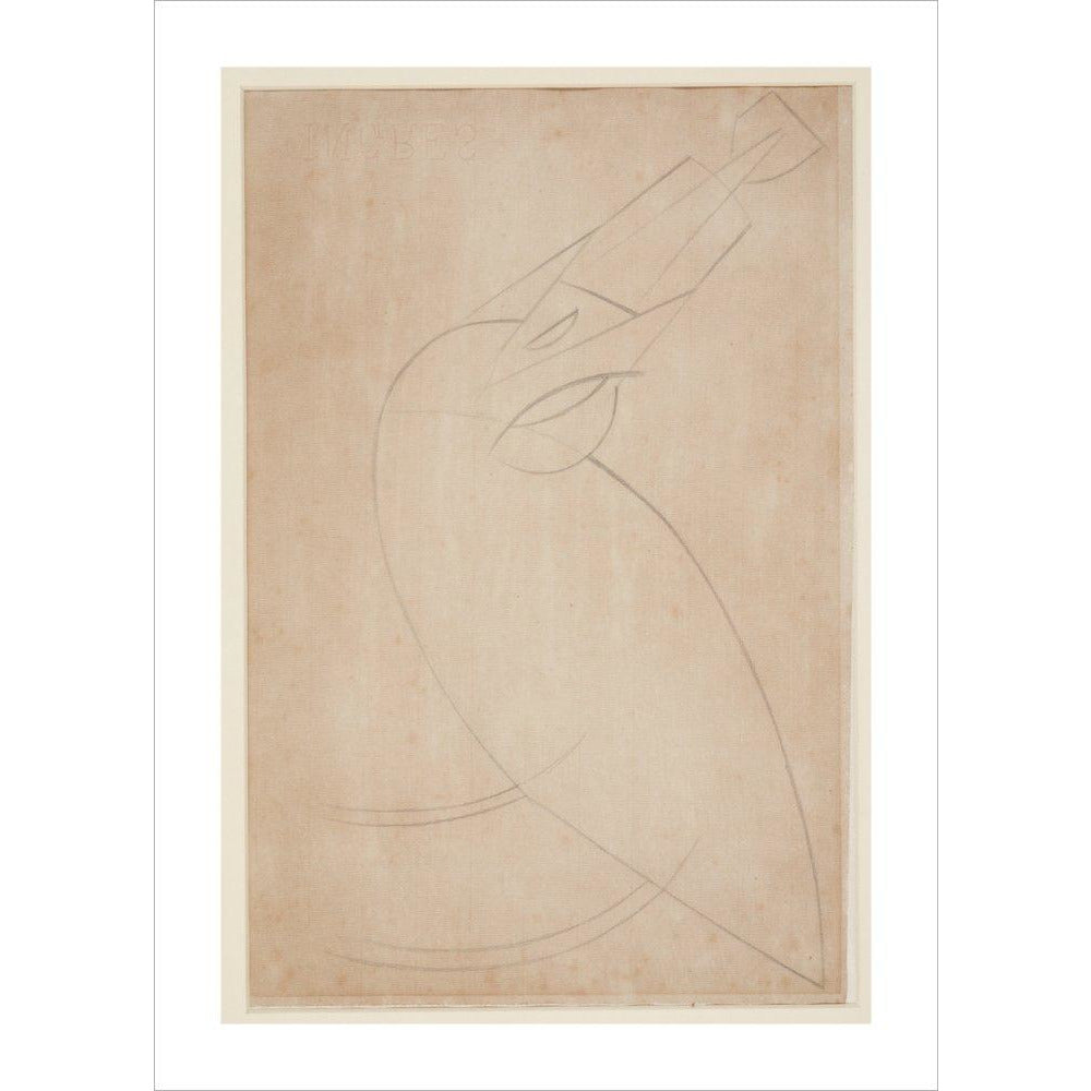 Sketch for 'Bird Swallowing a Fish' - Art print