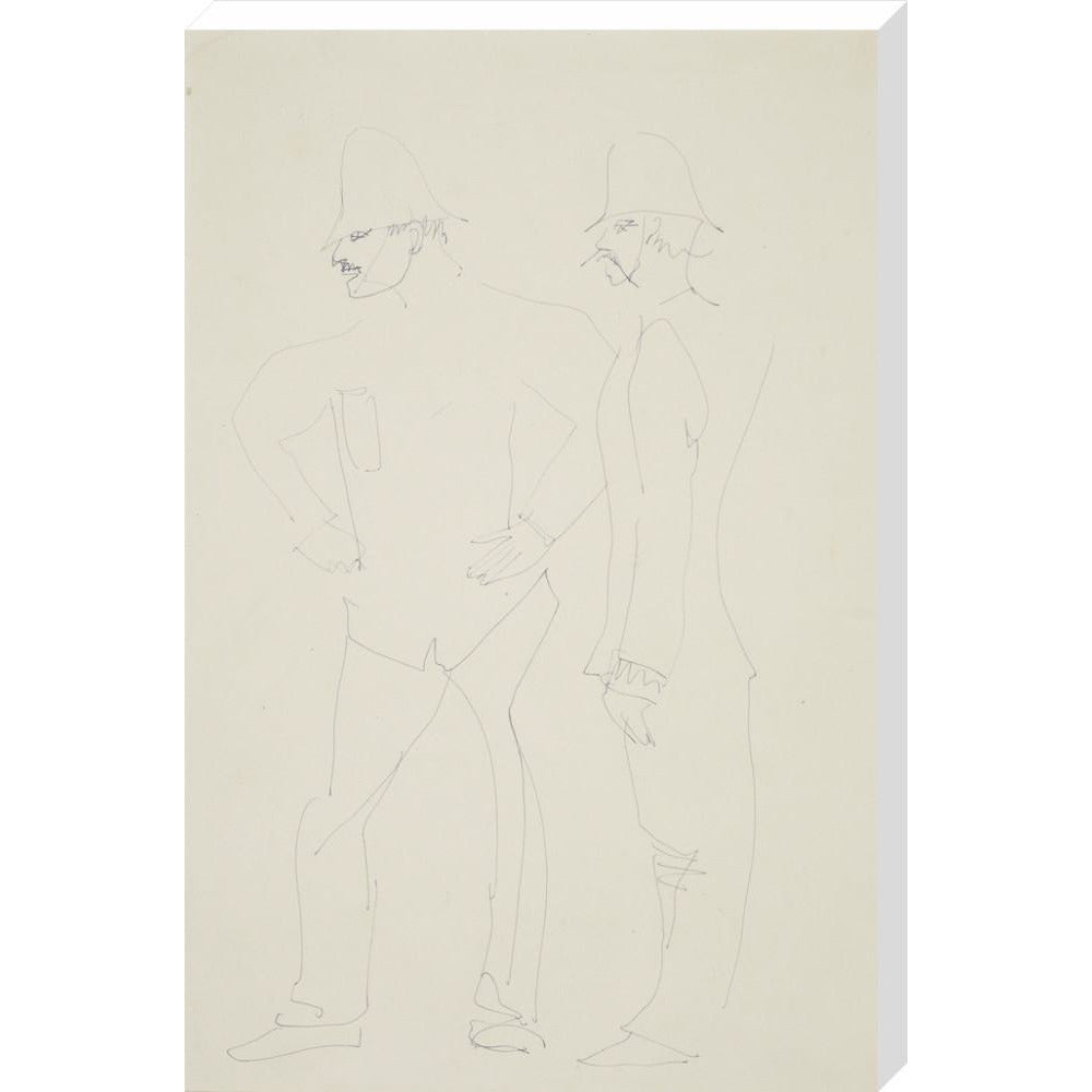 Two policemen - Art print