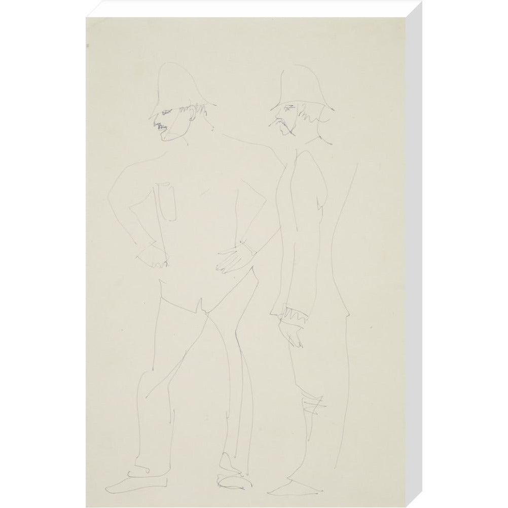 Two policemen - Art print