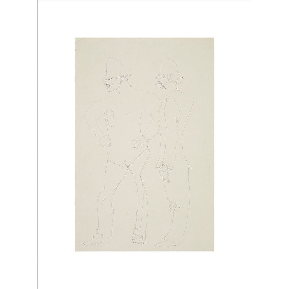 Two policemen - Art print