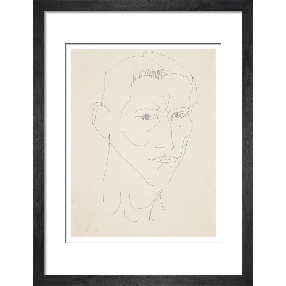 Self-portrait by Henri Gaudier-Brzeska - Art print
