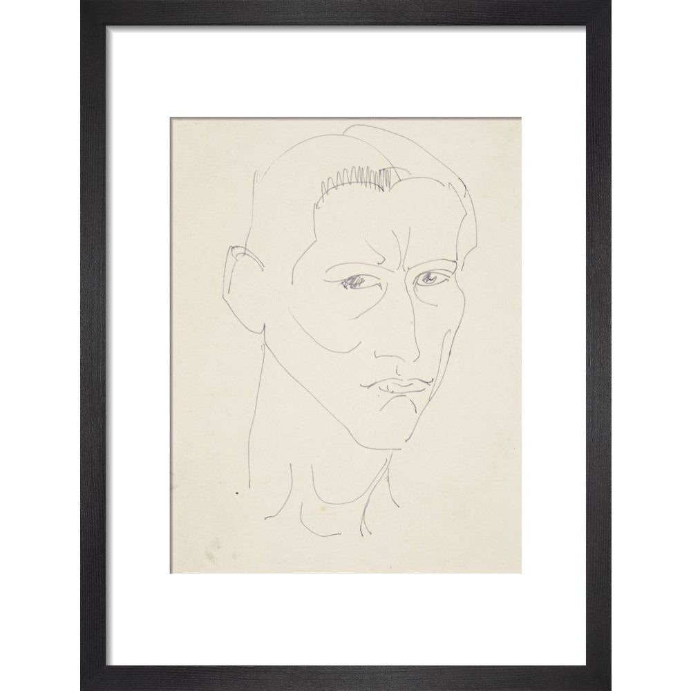 Self-portrait by Henri Gaudier-Brzeska - Art print