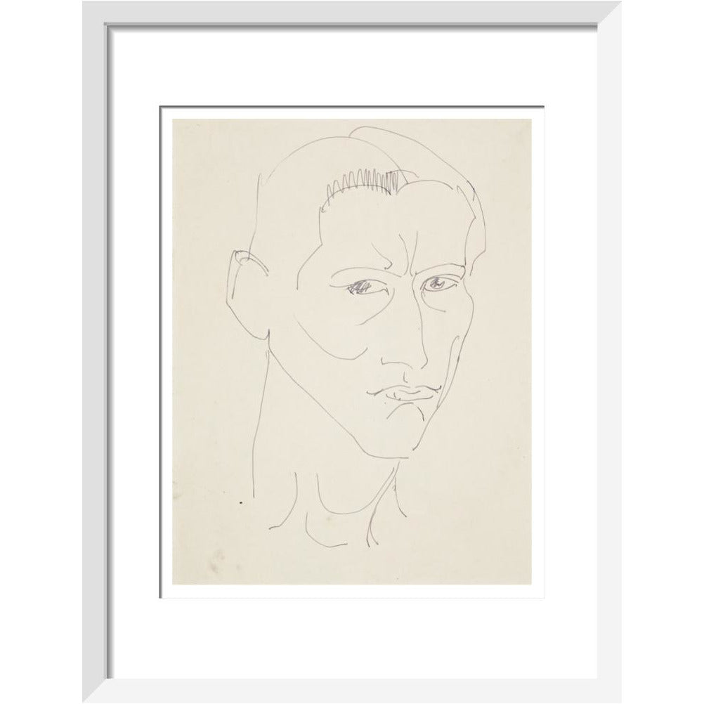 Self-portrait by Henri Gaudier-Brzeska - Art print