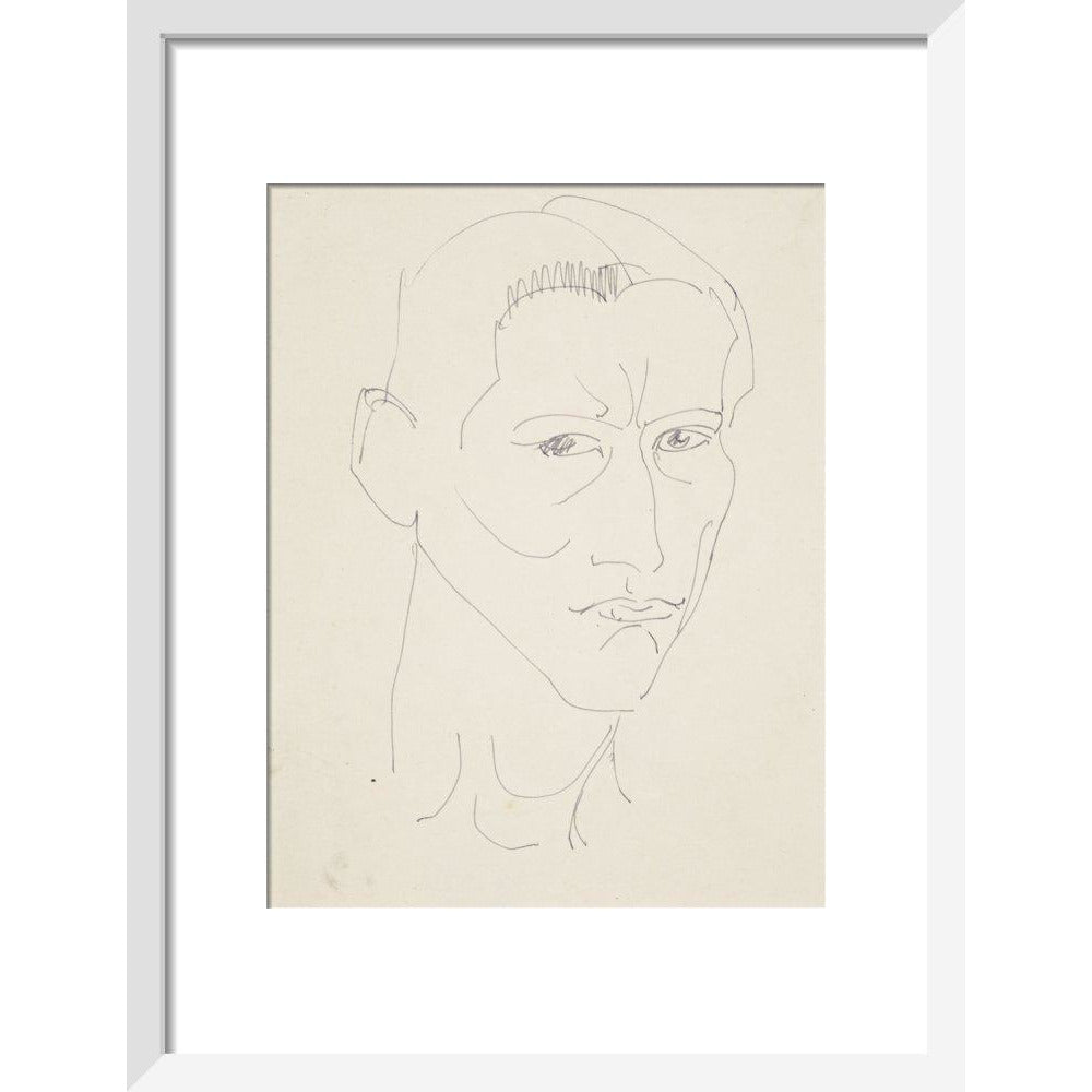 Self-portrait by Henri Gaudier-Brzeska - Art print