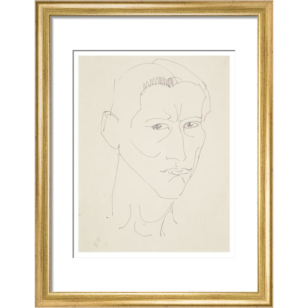 Self-portrait by Henri Gaudier-Brzeska - Art print