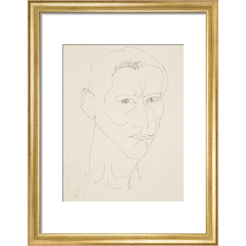 Self-portrait by Henri Gaudier-Brzeska - Art print