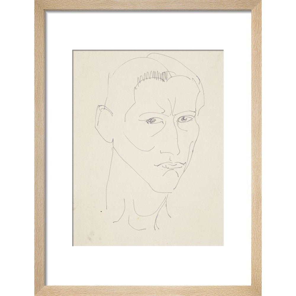 Self-portrait by Henri Gaudier-Brzeska - Art print