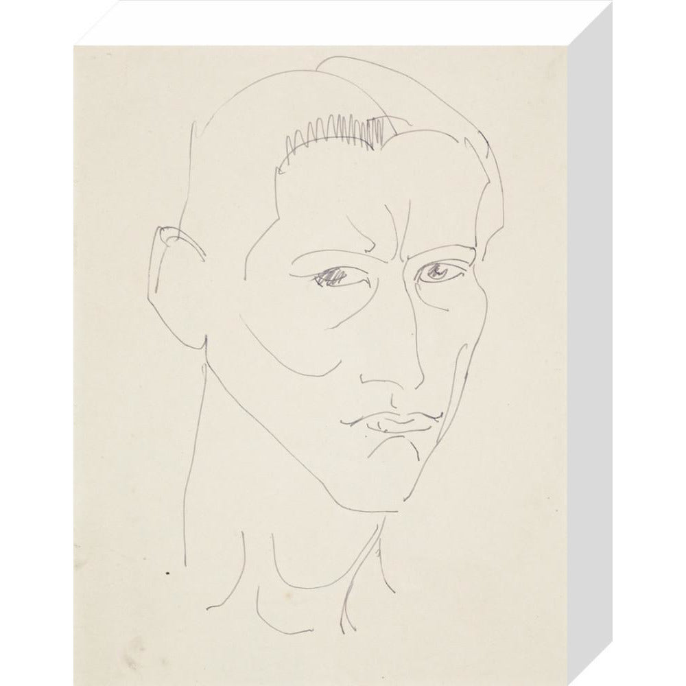 Self-portrait by Henri Gaudier-Brzeska - Art print