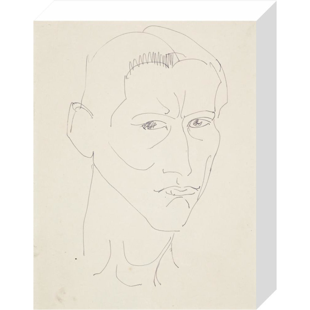 Self-portrait by Henri Gaudier-Brzeska - Art print