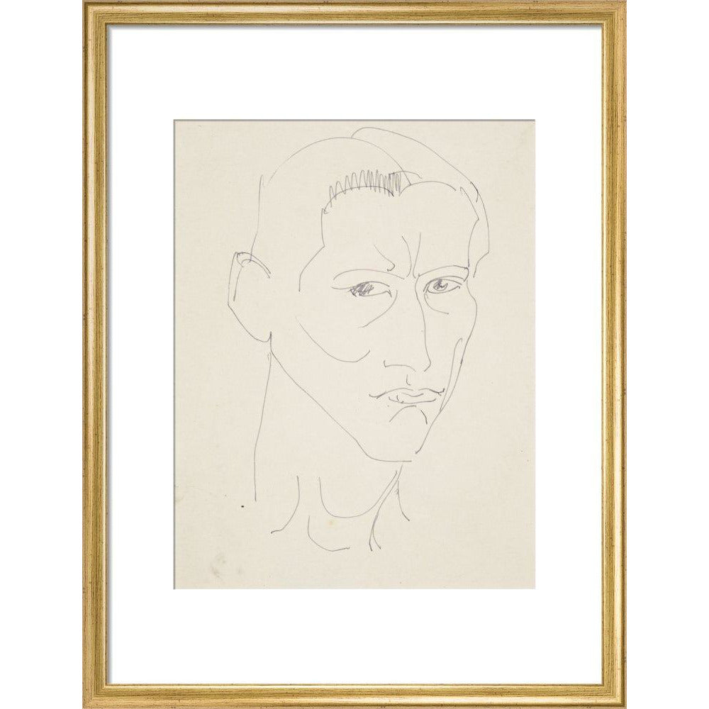 Self-portrait by Henri Gaudier-Brzeska - Art print