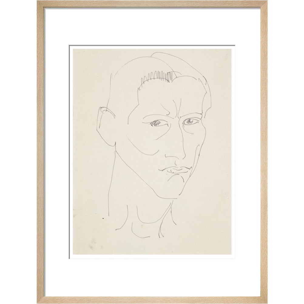 Self-portrait by Henri Gaudier-Brzeska - Art print