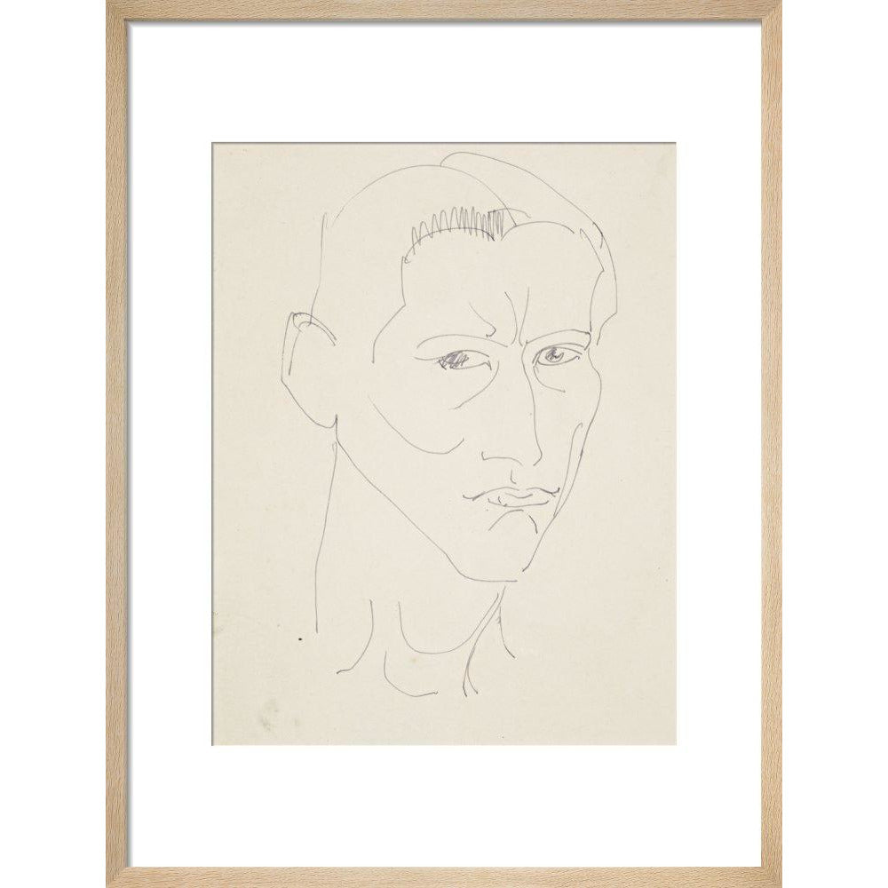 Self-portrait by Henri Gaudier-Brzeska - Art print