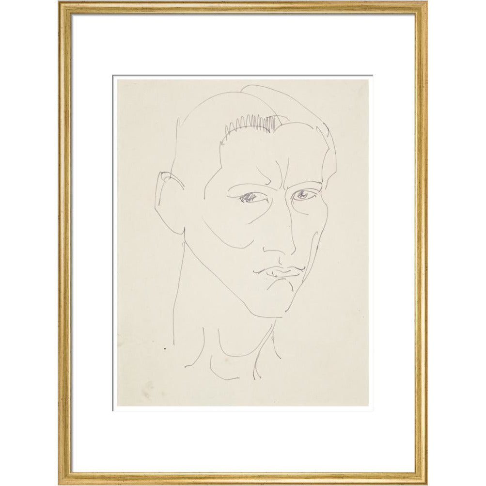 Self-portrait by Henri Gaudier-Brzeska - Art print