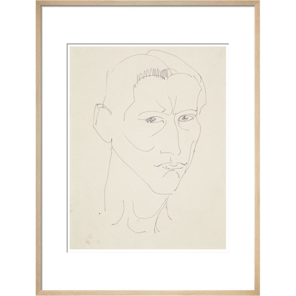 Self-portrait by Henri Gaudier-Brzeska - Art print