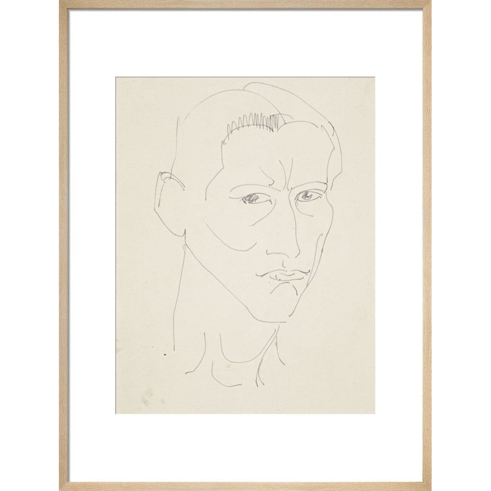 Self-portrait by Henri Gaudier-Brzeska - Art print
