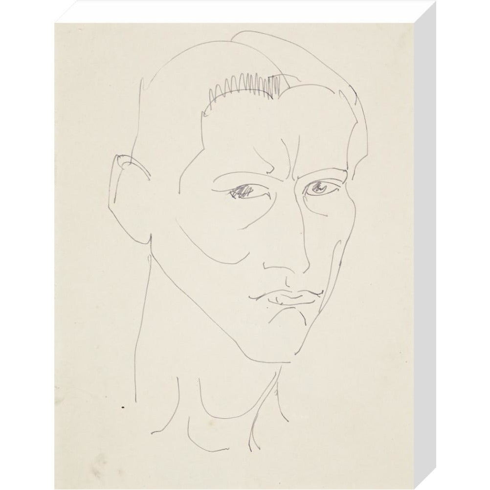 Self-portrait by Henri Gaudier-Brzeska - Art print