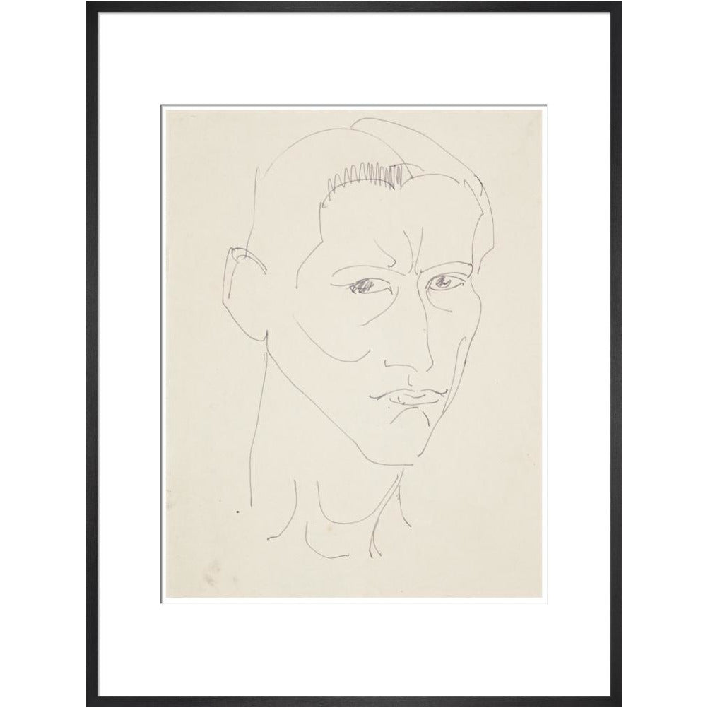 Self-portrait by Henri Gaudier-Brzeska - Art print