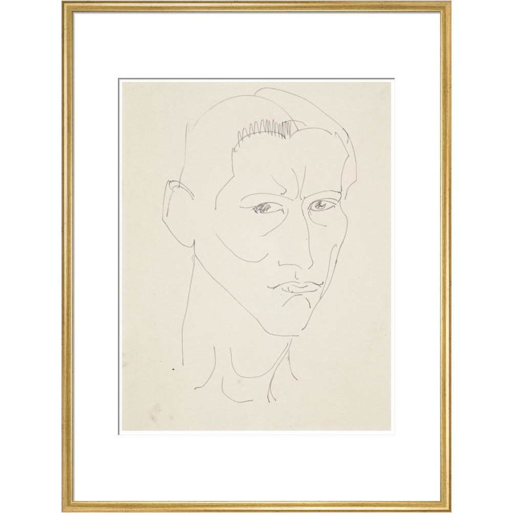 Self-portrait by Henri Gaudier-Brzeska - Art print