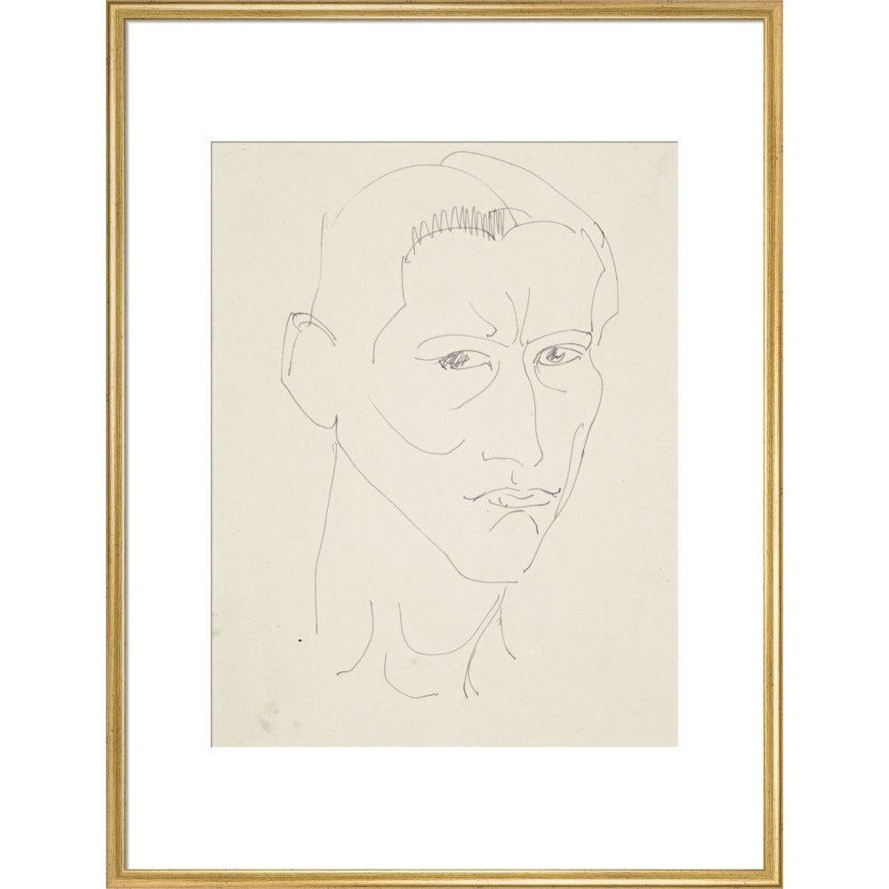Self-portrait by Henri Gaudier-Brzeska - Art print