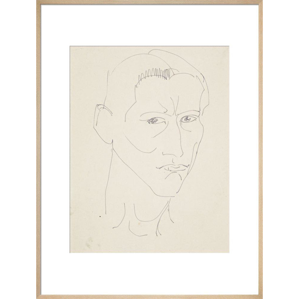 Self-portrait by Henri Gaudier-Brzeska - Art print