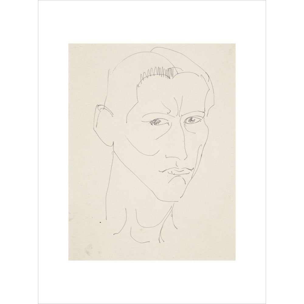 Self-portrait by Henri Gaudier-Brzeska - Art print
