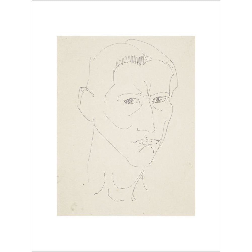 Self-portrait by Henri Gaudier-Brzeska - Art print