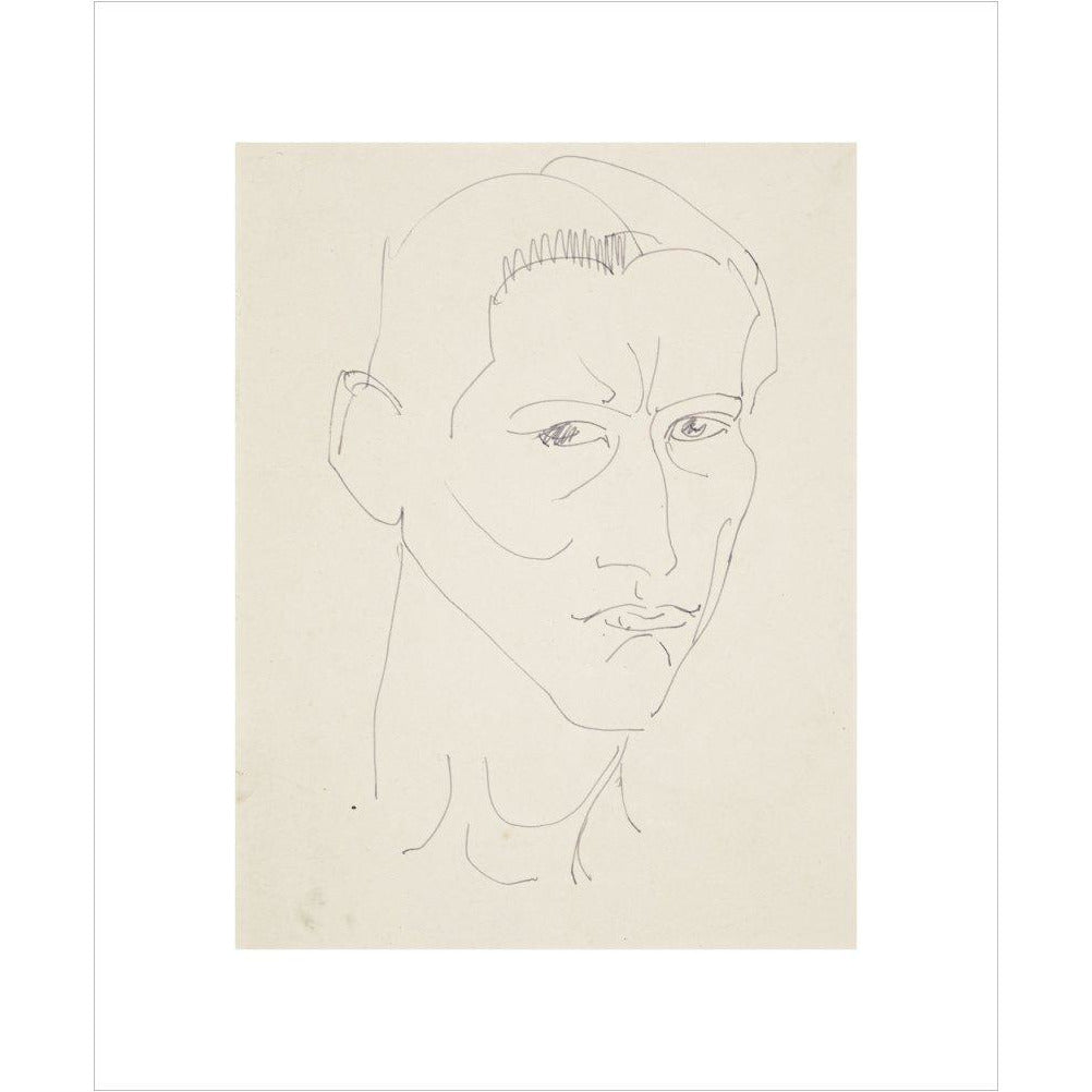 Self-portrait by Henri Gaudier-Brzeska - Art print