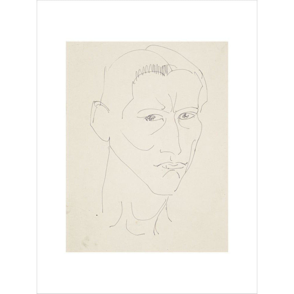 Self-portrait by Henri Gaudier-Brzeska - Art print