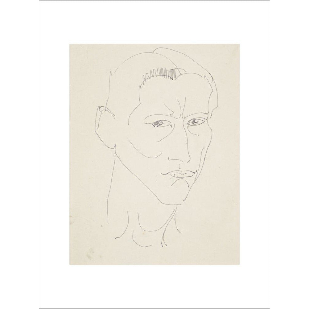 Self-portrait by Henri Gaudier-Brzeska - Art print