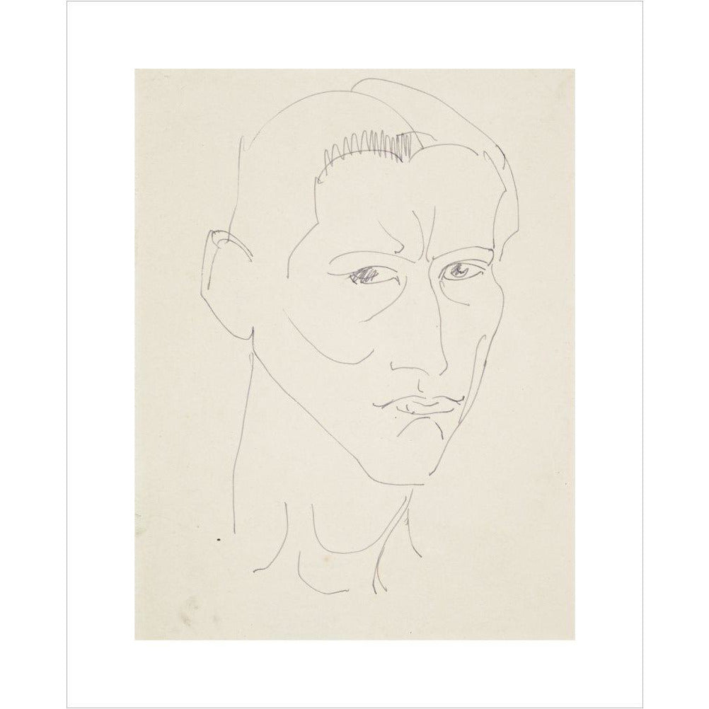 Self-portrait by Henri Gaudier-Brzeska - Art print