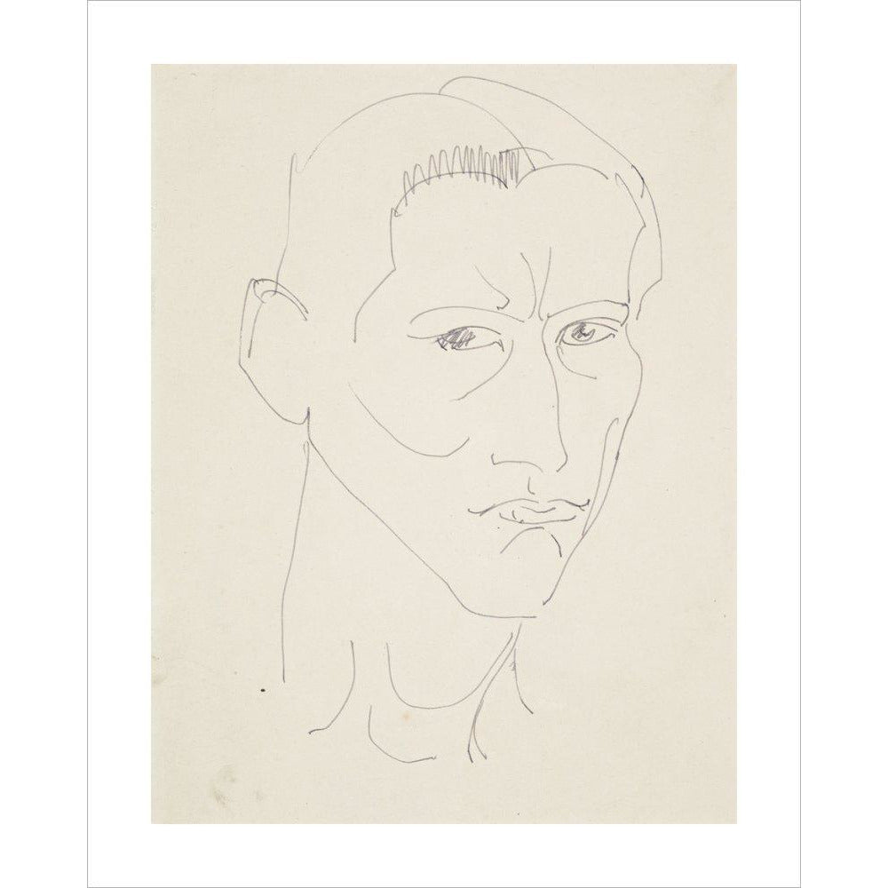 Self-portrait by Henri Gaudier-Brzeska - Art print