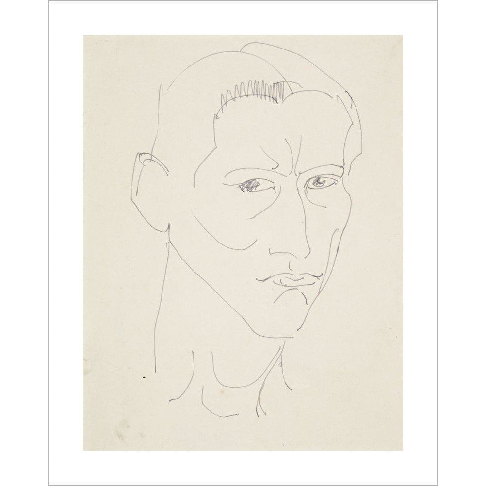 Self-portrait by Henri Gaudier-Brzeska - Art print