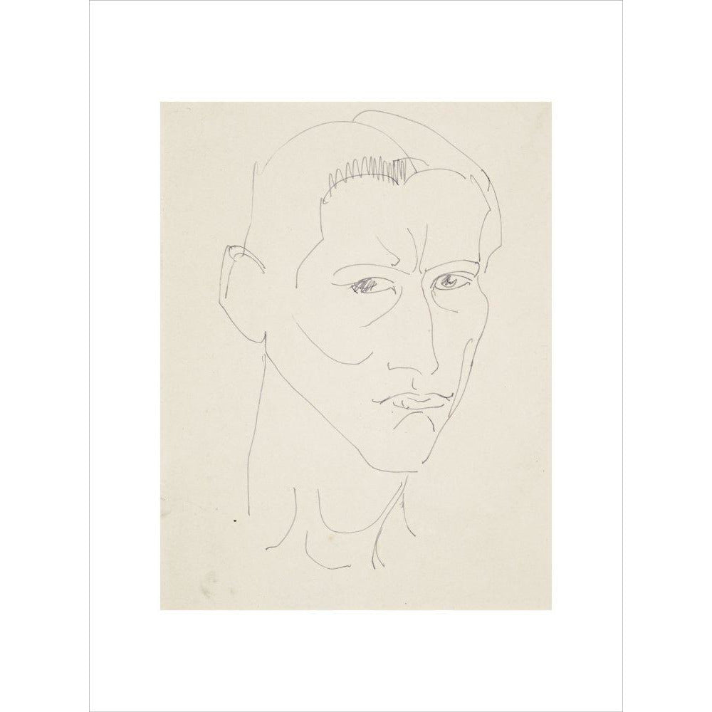 Self-portrait by Henri Gaudier-Brzeska - Art print