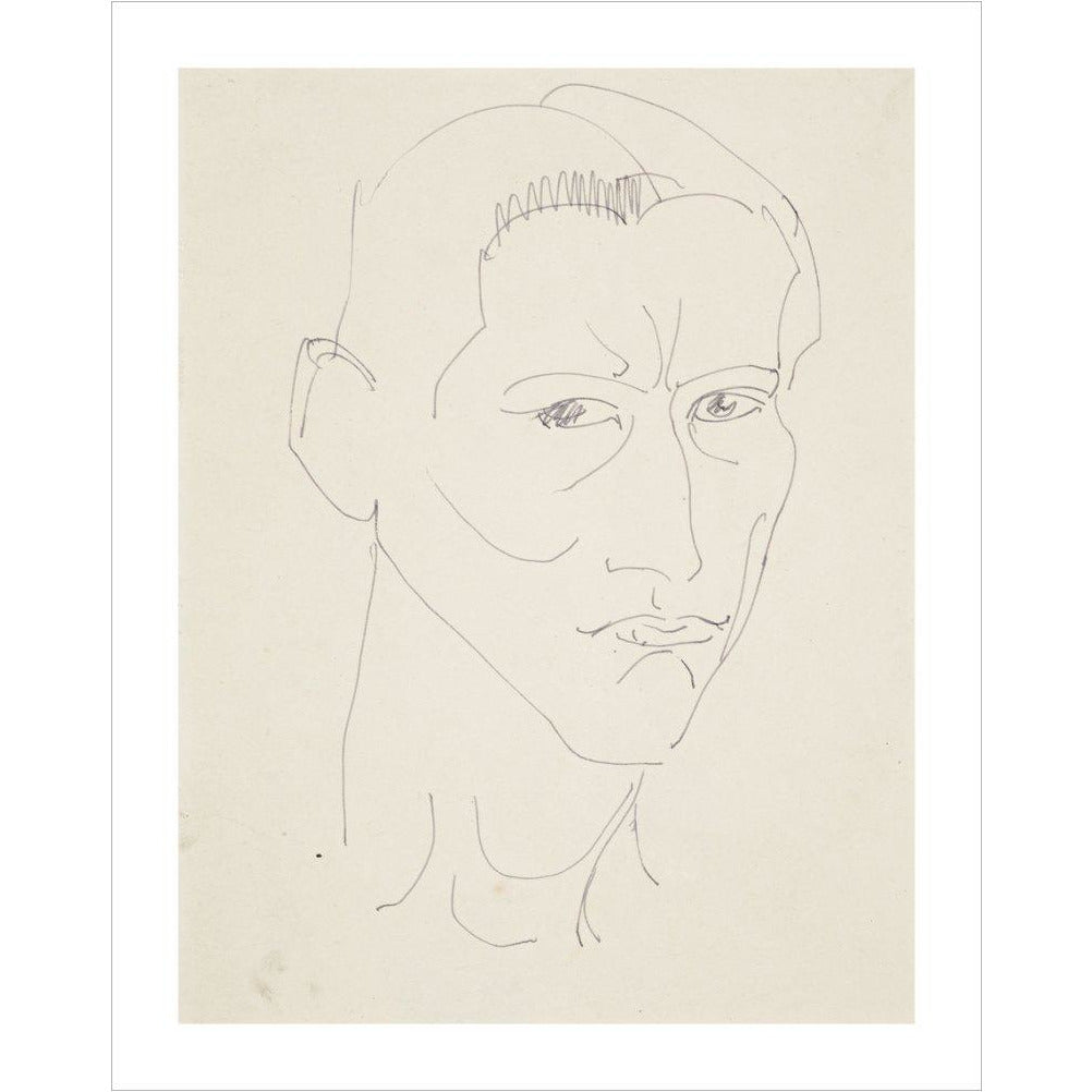 Self-portrait by Henri Gaudier-Brzeska - Art print