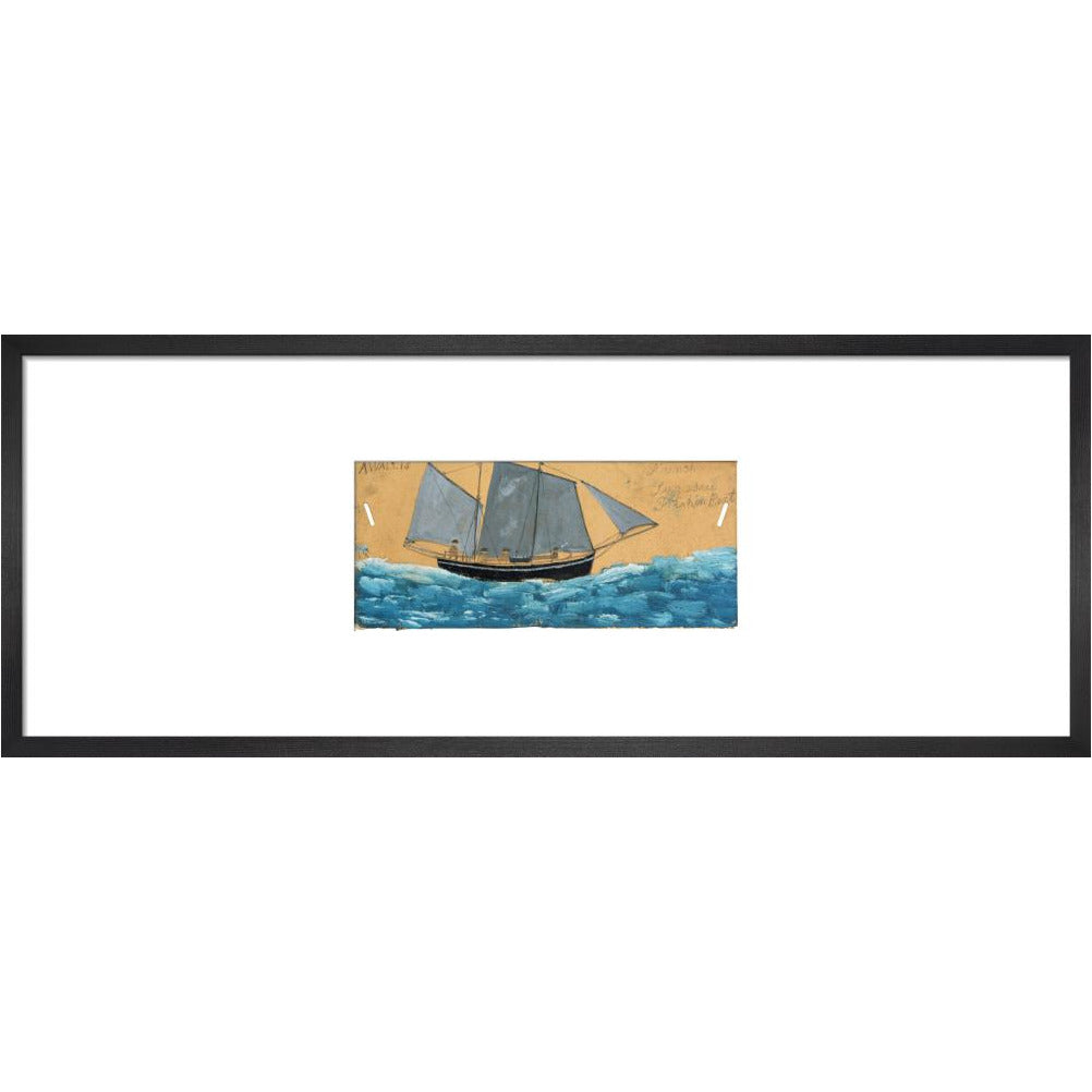 French lugsail fishing boat - Art print