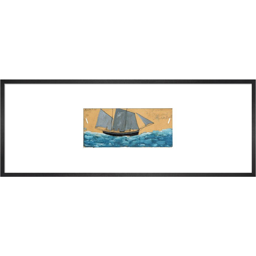 French lugsail fishing boat - Art print