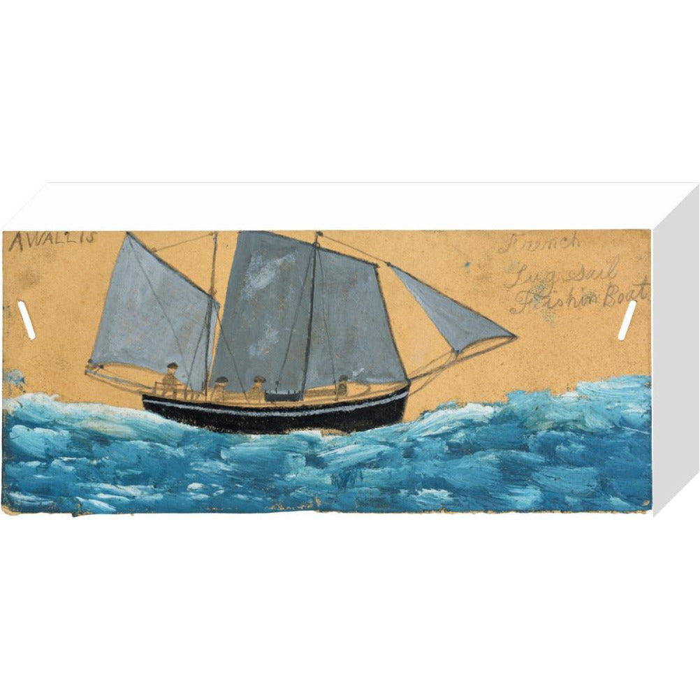 French lugsail fishing boat - Art print