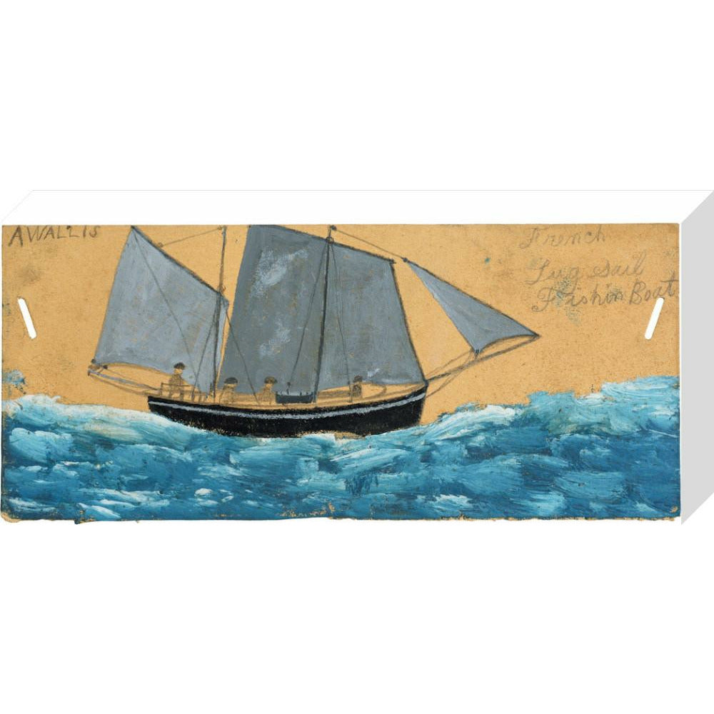 French lugsail fishing boat - Art print