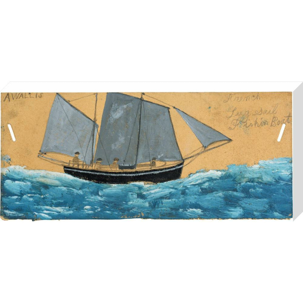 French lugsail fishing boat - Art print