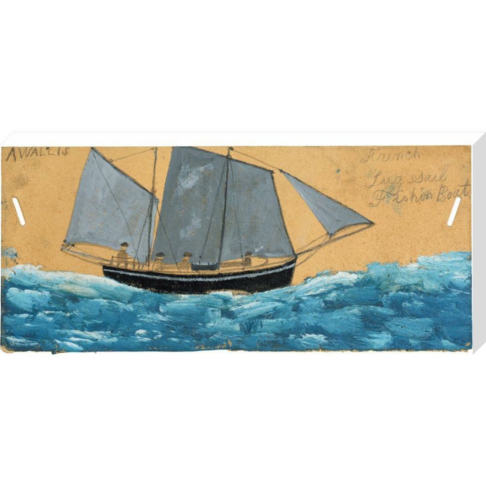 French lugsail fishing boat - Art print