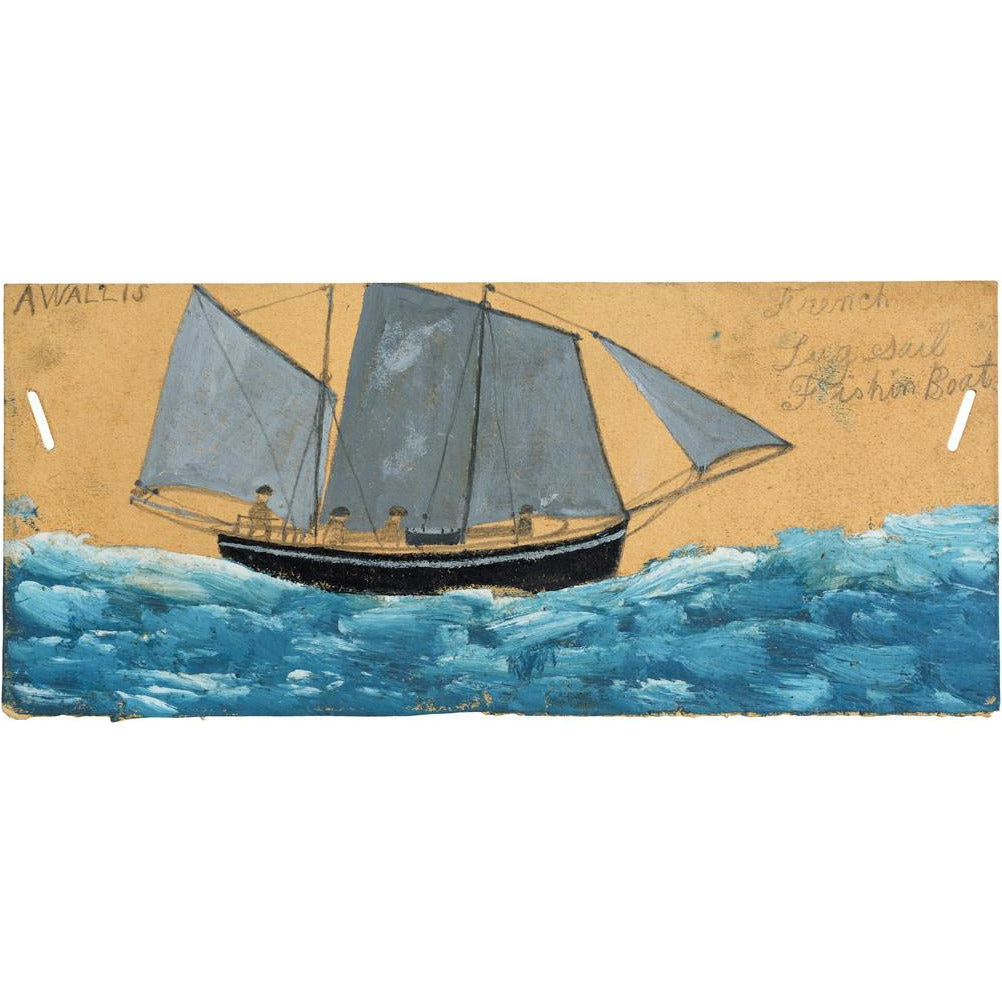 French lugsail fishing boat - Art print