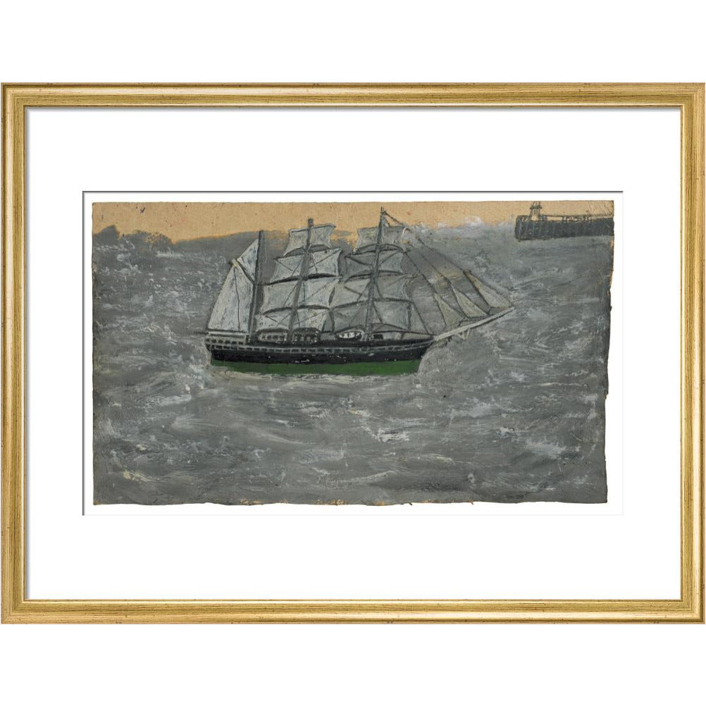 Grey three-master - Art print