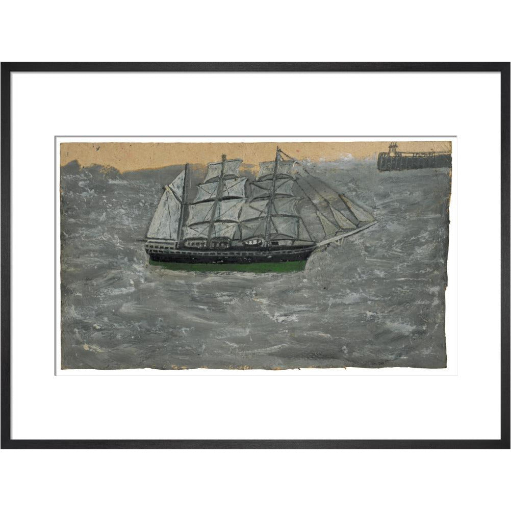Grey three-master - Art print