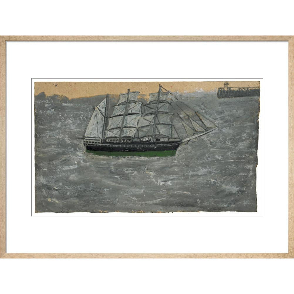 Grey three-master - Art print