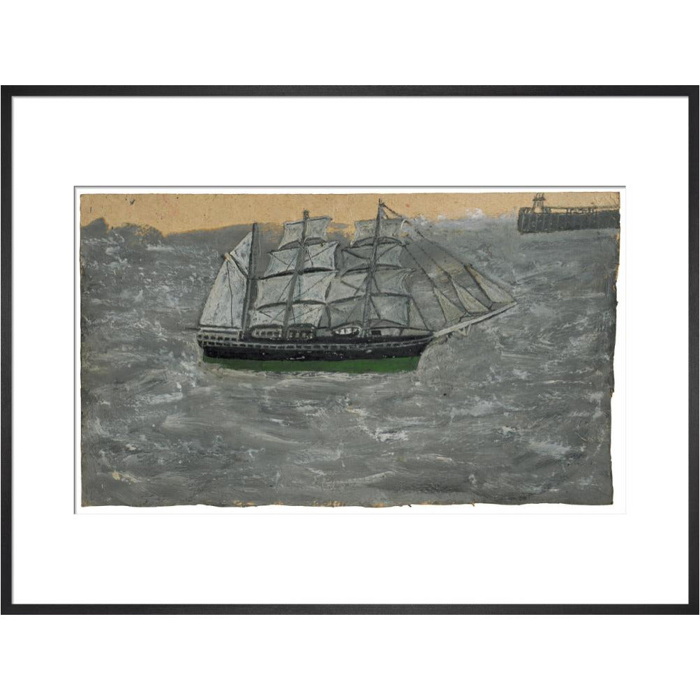 Grey three-master - Art print