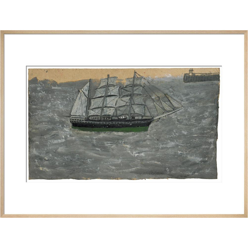 Grey three-master - Art print