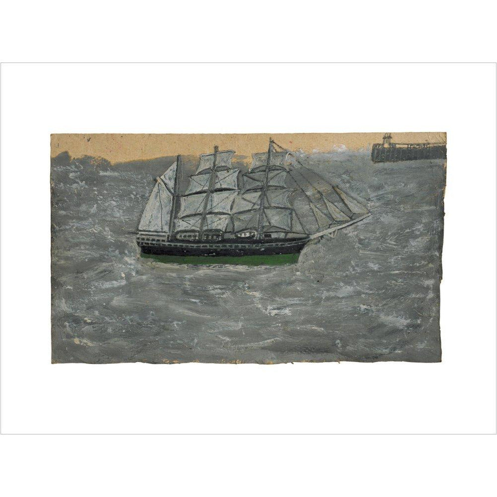 Grey three-master - Art print