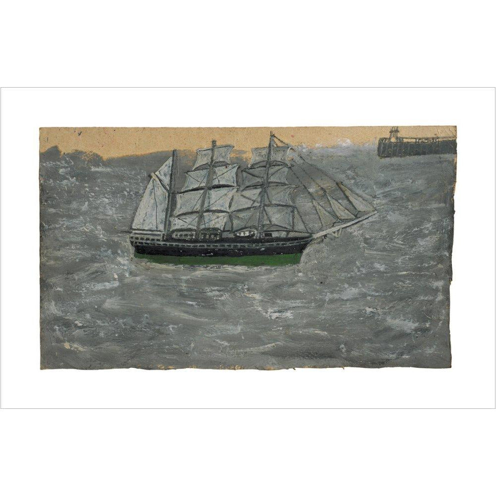 Grey three-master - Art print