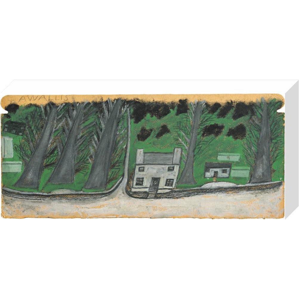 House with trees - Art print