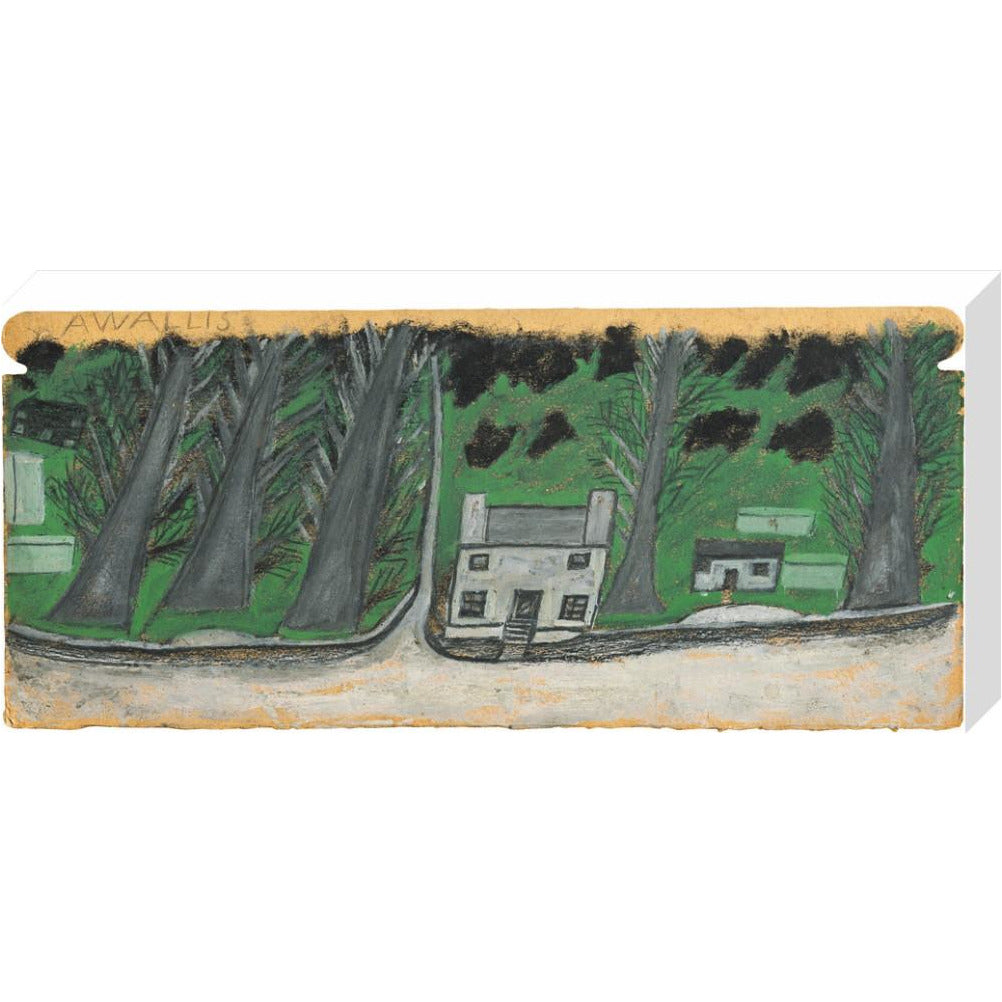 House with trees - Art print